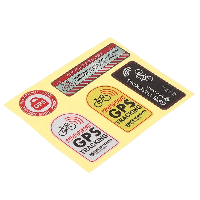 Stickers avertissement GPS