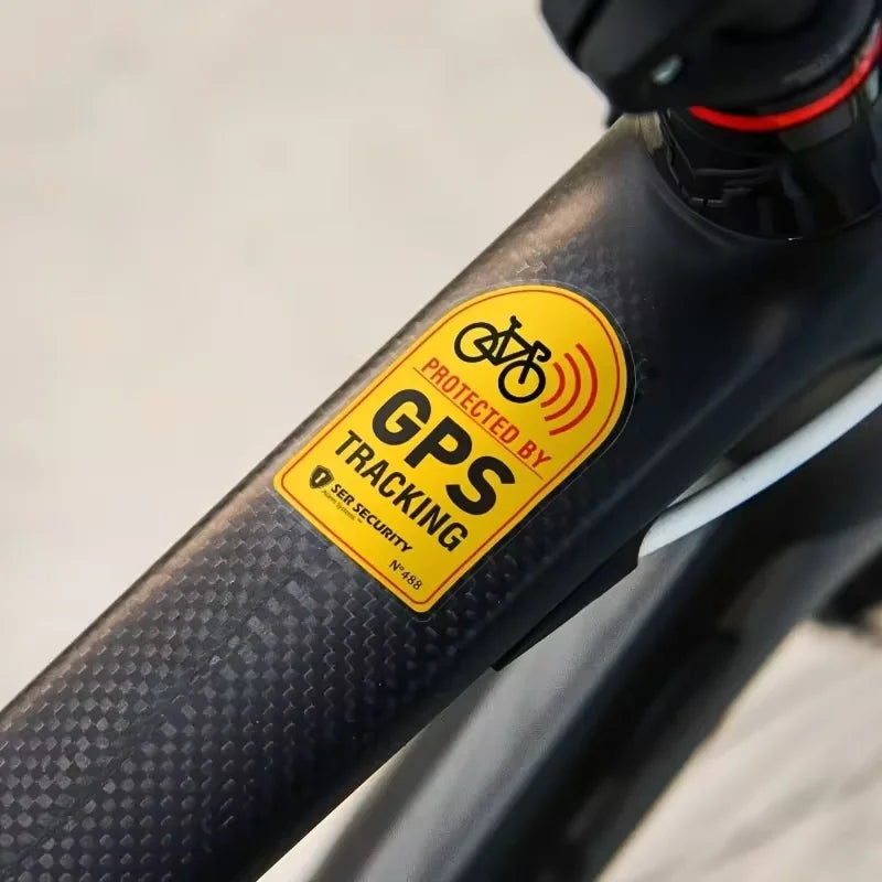 Stickers avertissement GPS
