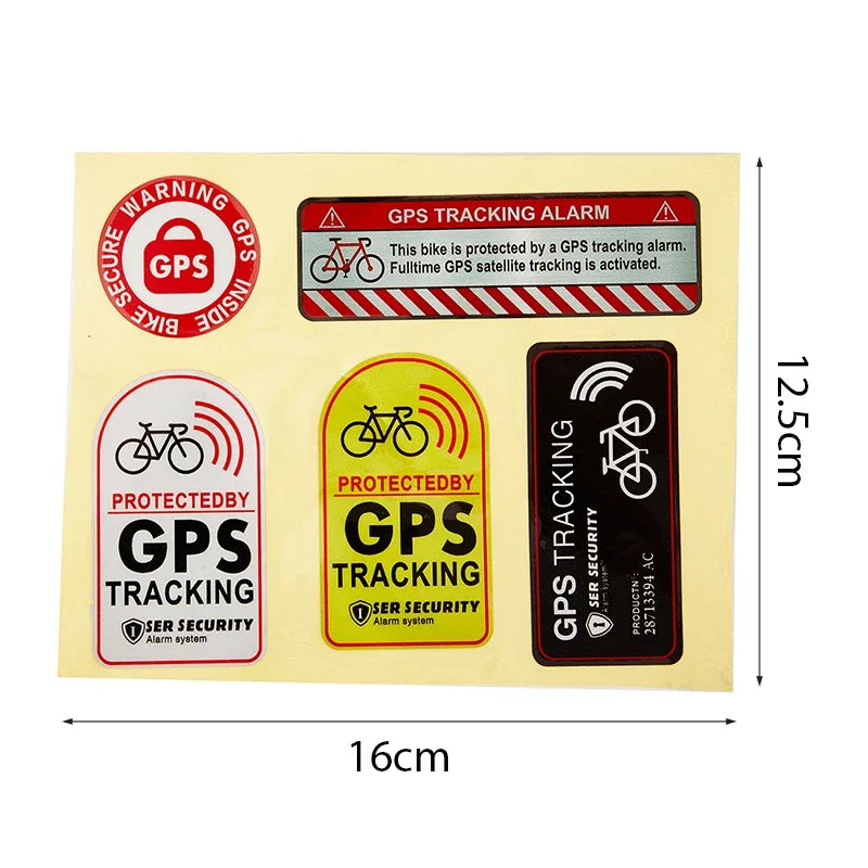 Stickers avertissement GPS