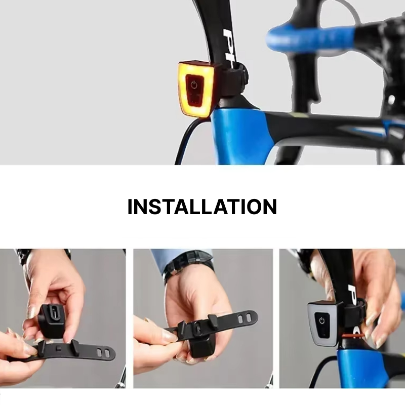 Feu pour casque de vélo