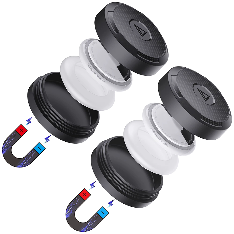 Cache air tag aimant